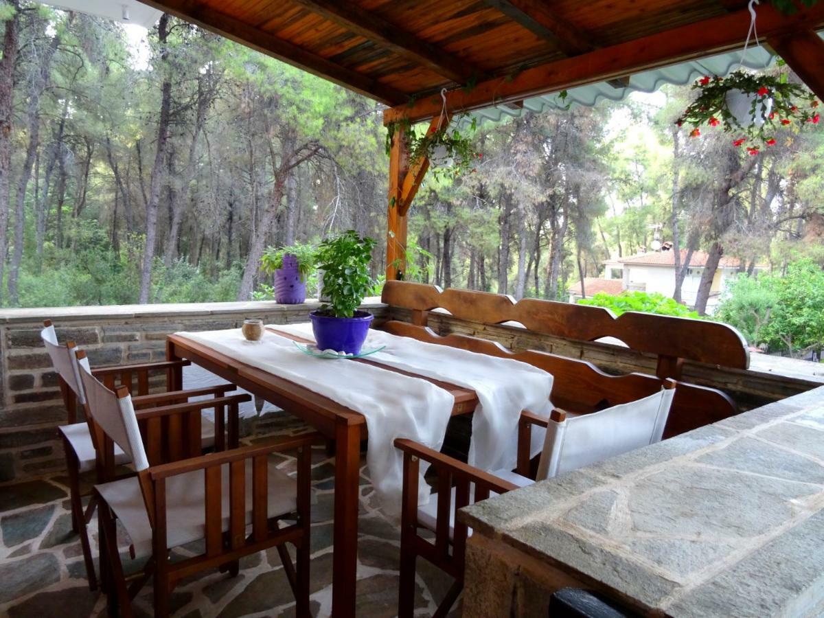 Wood And Stone Villa Sani  Exterior photo