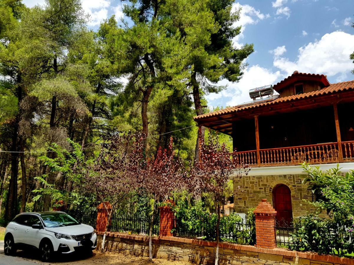Wood And Stone Villa Sani  Exterior photo